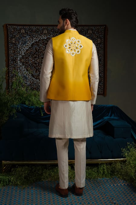 Runit Gupta Mari Ombre Nehru Jacket 