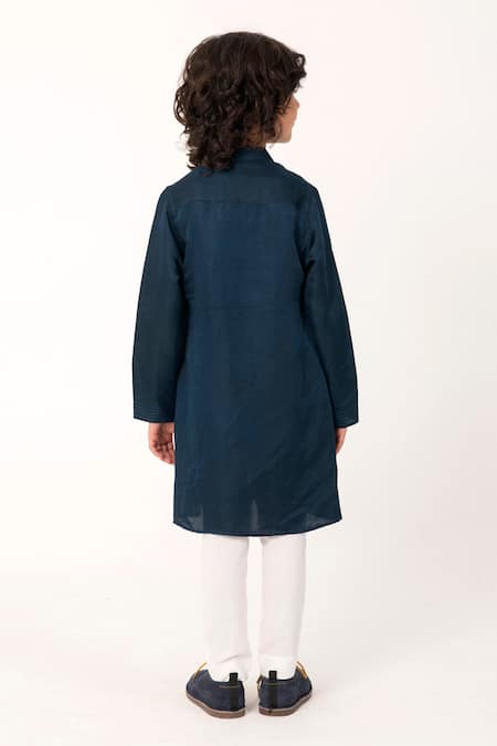 Partykles Cheeta Embroidered Kurta & Pant Set 