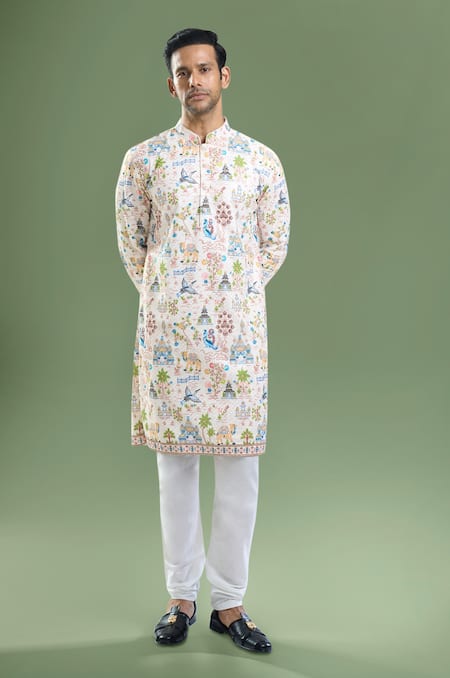 Arihant Rai Sinha Thread & Sequin Embroidered Kurta Set 