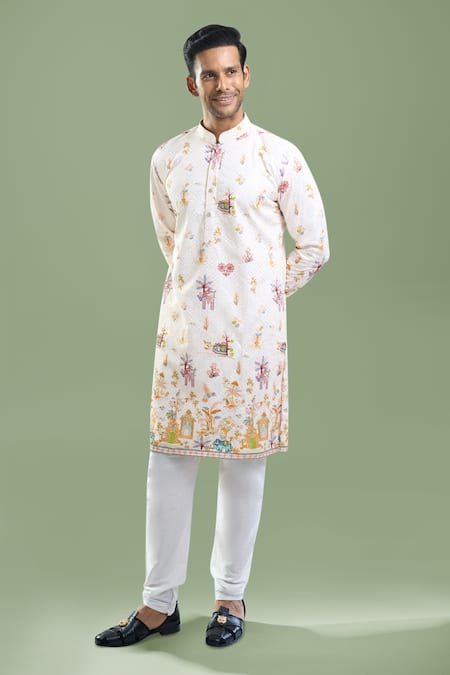 Arihant Rai Sinha Thread & Sequin Embroidered Kurta Set 
