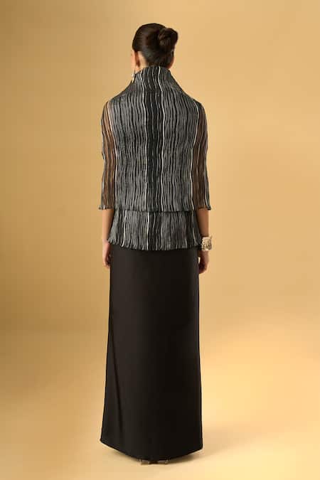 Ritika Arya Jain Queen Pleated Top 