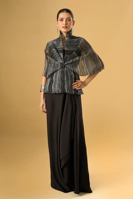 Ritika Arya Jain Queen Pleated Top 