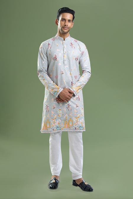 Arihant Rai Sinha Thread & Sequin Embroidered Kurta Set 