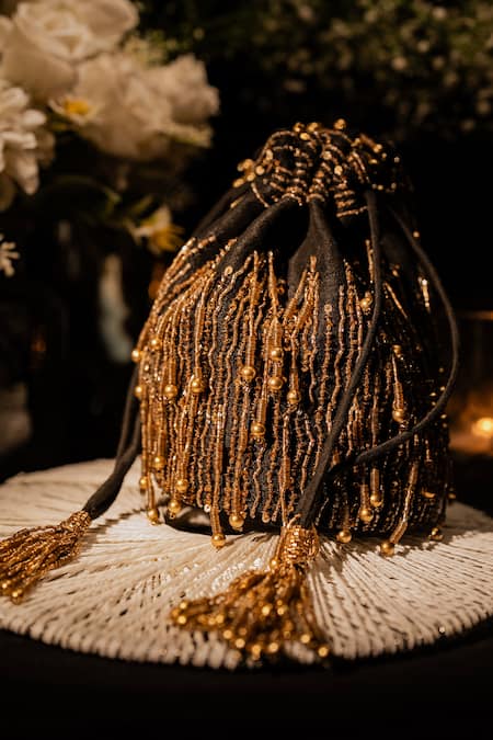 House Of Ekara Shama Embroidered Potli  