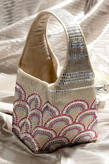 Buy_Etcetera_Multi Color Crystals Paris Petite Aurora Party Bag _Online_at_Aza_Fashions
