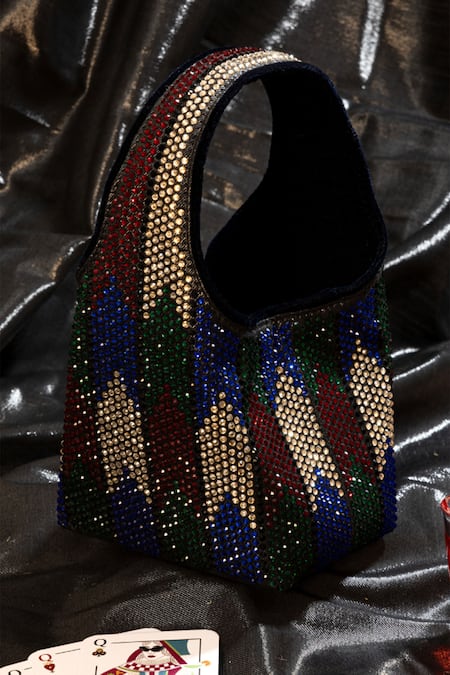 Etcetera Paris Petite Chevron Party Bag 