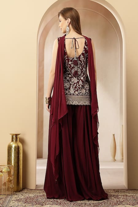 Soniya G Ruhani Resham Embroidered Kurta Set 