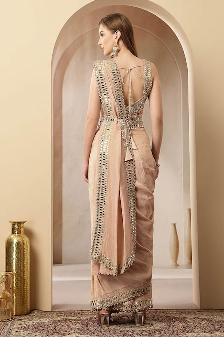 Soniya G Noor-e-Mehr Pre-Draped Saree With Blouse 