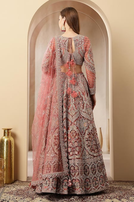 Soniya G Gulnaar Ehsas Mughal Lehenga Set 