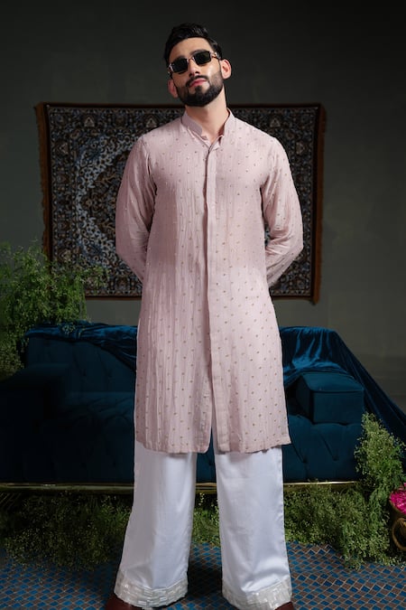 Runit Gupta Chheeta Embroidered Kurta Set 