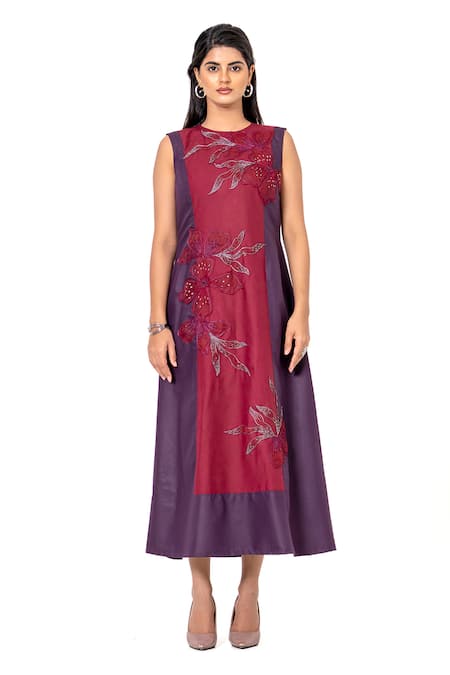 K-Anshika Resham & Beads Embroidered Dress 