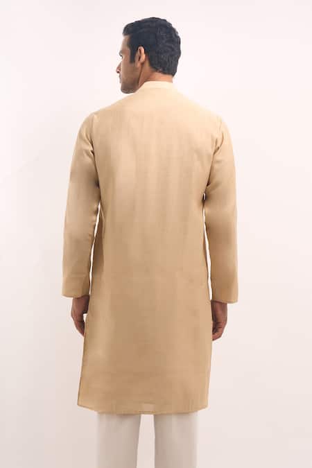 Arihant Rai Sinha Floral & Palm Tree Pattern Kurta 