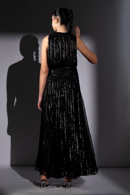 Nikita Mhaisalkar Galaxy Knot Maxi Dress 