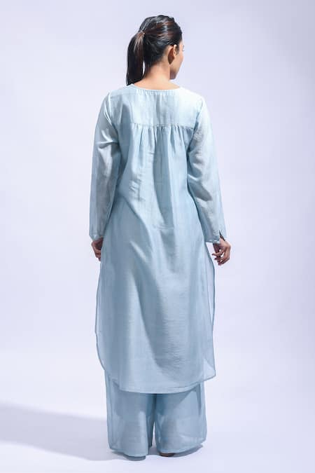 JAYATI GOENKA Silk Printed Kurta Set 