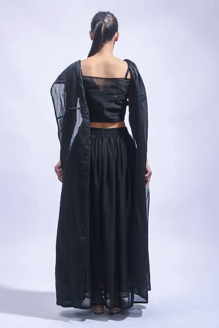 JAYATI GOENKA DIY Night Chanderi Silk Skirt Set 