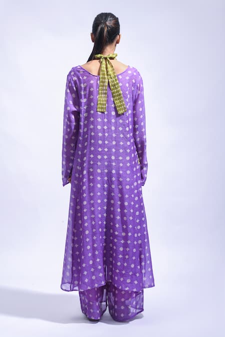 JAYATI GOENKA Chanderi Silk Kurta & Pant Set 