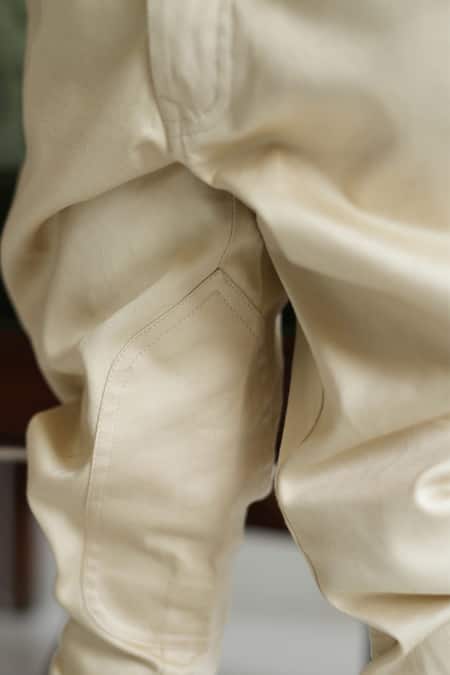 Shop Tiber Taber Cream Cotton Jodhpuri Pant Online at Aza Fashions Shop_Tiber Taber_Cream Cotton Jodhpuri Pant _Online_at_Aza_Fashions