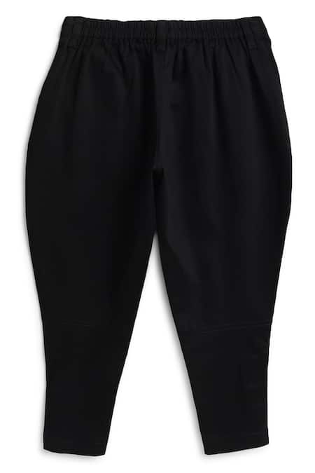 Tiber Taber Cotton Knee Patch Pant with Side Snap Buttons 