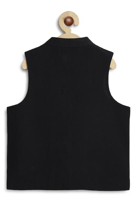 Tiber Taber Embroidered Bundi Jacket 