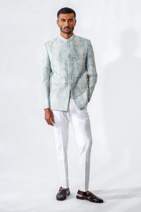 Chatenya Mittal Embroidered Bandhgala & Pant Set 