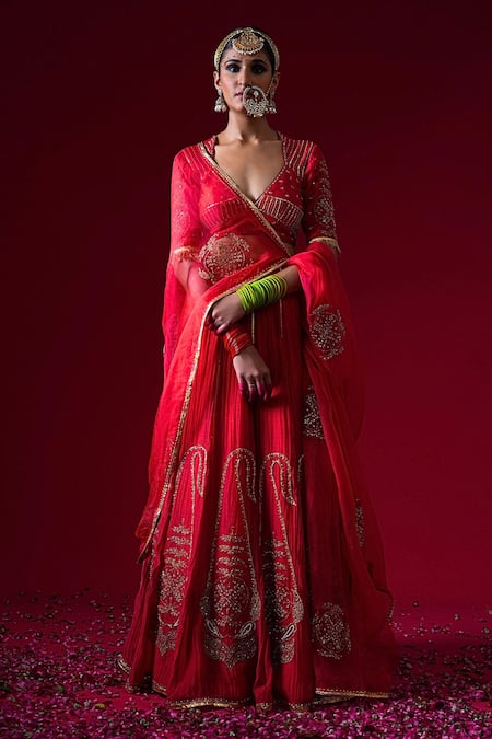 Kalakari By Akanksha Kumudini Embroidered Lehenga Set 