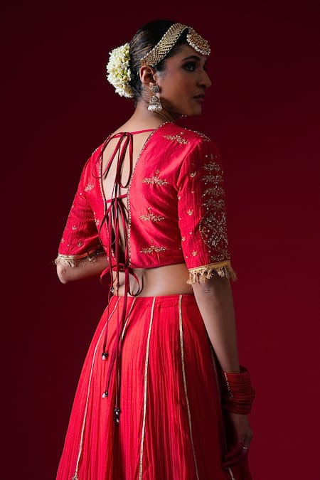Kalakari By Akanksha Kumudini Embroidered Lehenga Set 