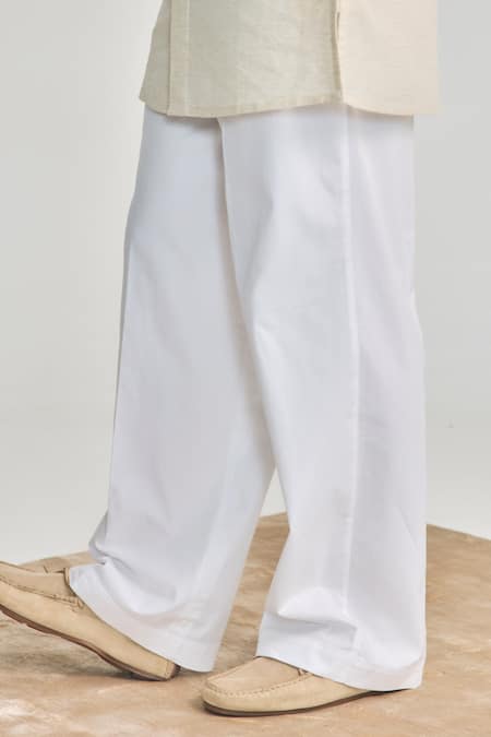 Project Bandi Cotton Linen Wide Leg Trouser 