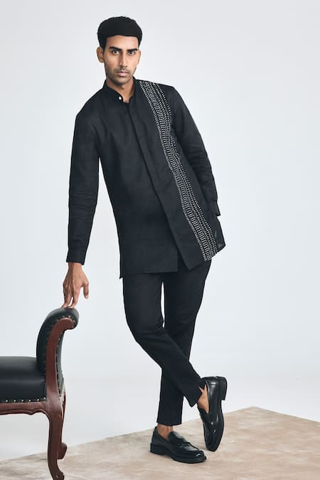 Project Bandi Cotton Linen Slit Hem Trouser 