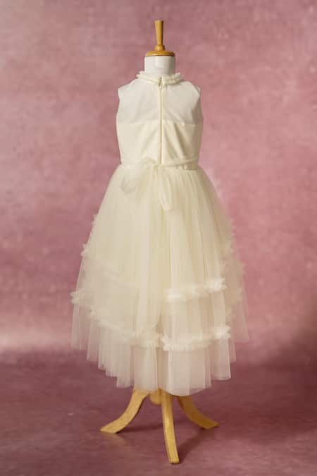 Ruchika Lath Label Hand Embroidered Tiered Gown 