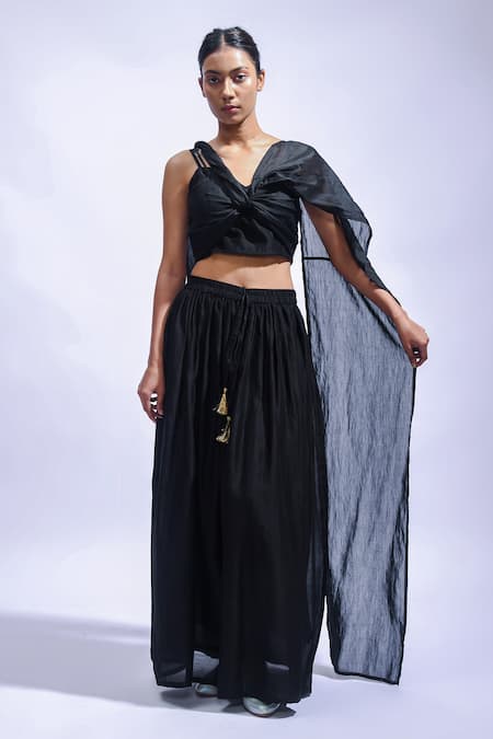 JAYATI GOENKA DIY Night Chanderi Silk Skirt Set 