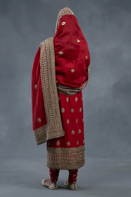 RICHA AHLUWALIA Gota Patti Zardozi Buti Kurta Set 