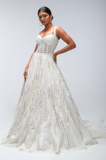 Mirroir Moonwave Embellished Corset Gown 