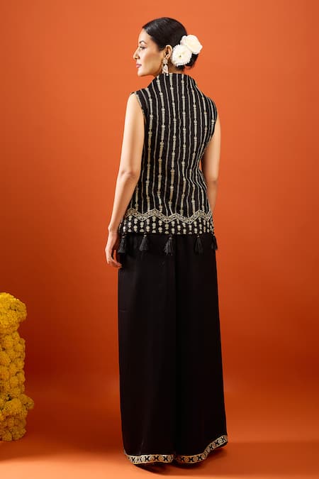 Samyukta Singhania Embroidered Kurta Sharara Set 