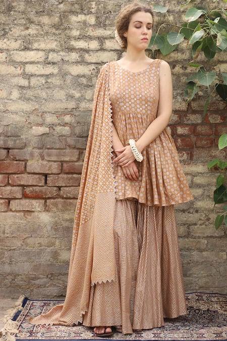 Seema Nanda Printed Kurta Sharara Set 
