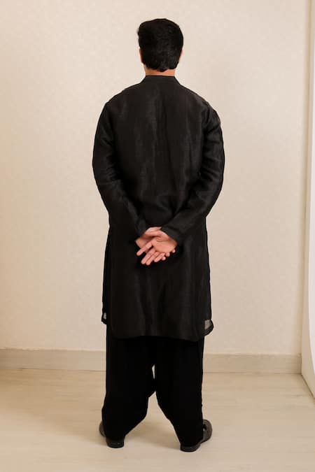 Menero Gota Patti Embroidered Kurta & Pathani Salwar Set 