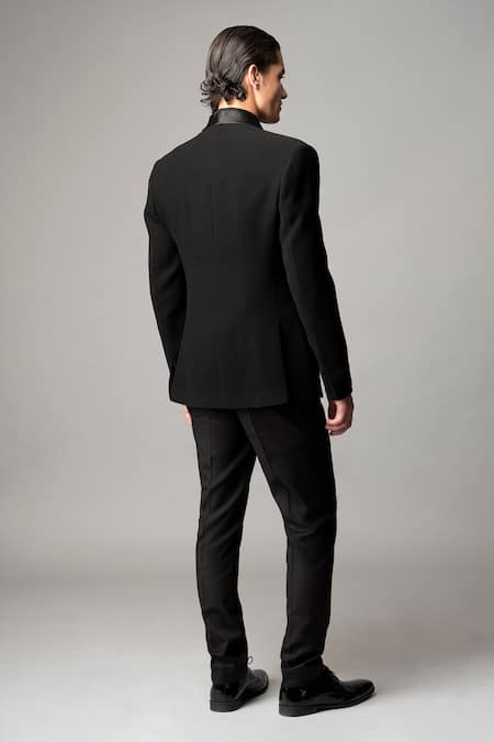 Vivek Patel Florae Embroidered Blazer & Trousers Set 