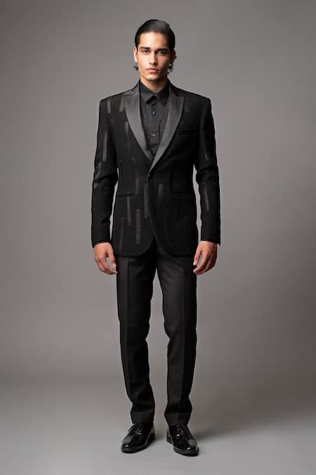 Vivek Patel Solen Embroidered Blazer & Trousers Set 