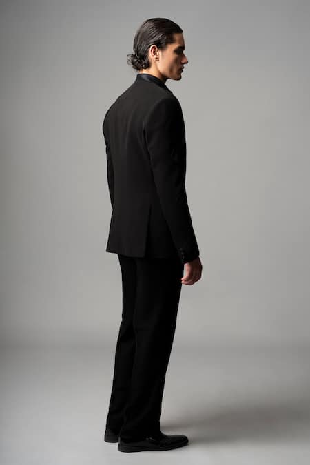 Vivek Patel Faro Wavy Applique Blazer & Trouser Set 