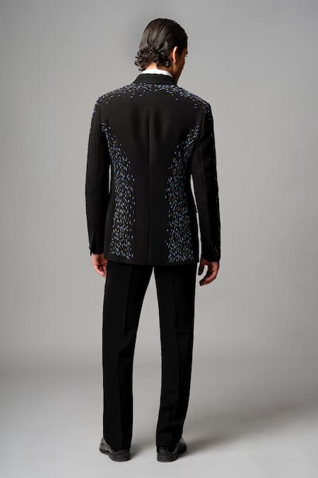 Vivek Patel Fractra Hand Embroidered Blazer & Trouser Set 