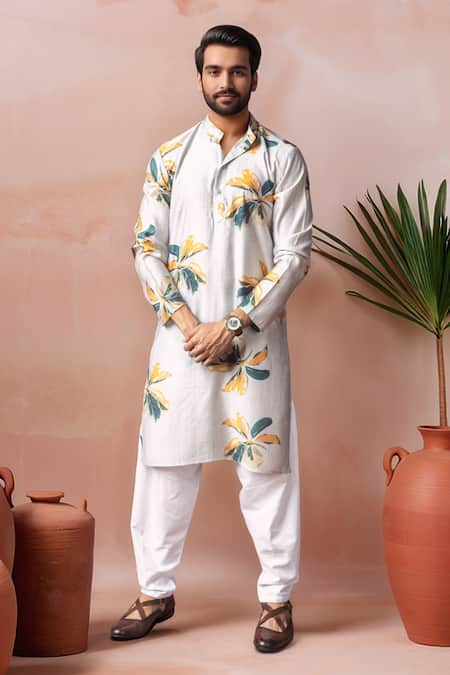 Arihant Rai Sinha Floral Motif Kurta & Salwar Set 