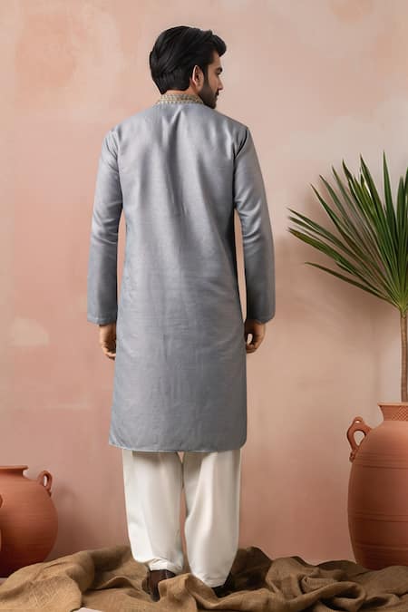 Arihant Rai Sinha Palm Tree Embroidered Kurta & Salwar Set 