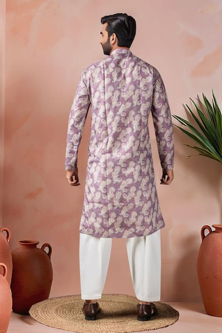 Arihant Rai Sinha Printed Paisley Kurta & Salwar Set 