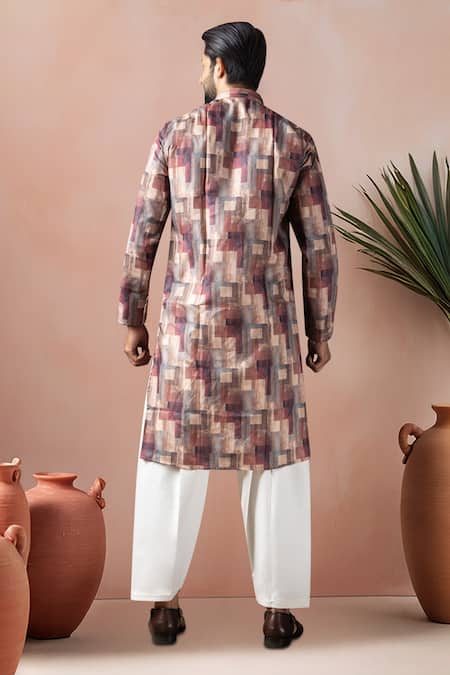 Arihant Rai Sinha Abstract Pattern Kurta Set 