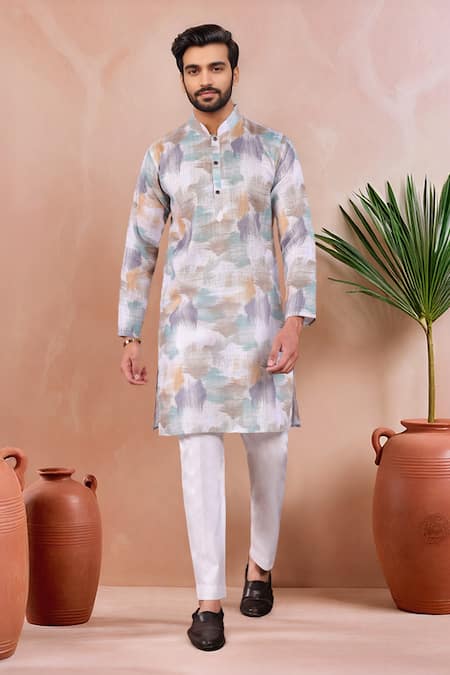 Arihant Rai Sinha Abstract Pattern Kurta & Pant Set 