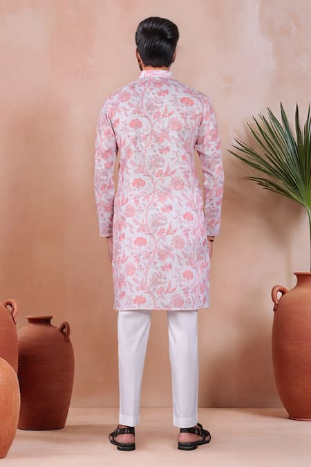 Arihant Rai Sinha Floral Pattern Kurta & Pant Set 