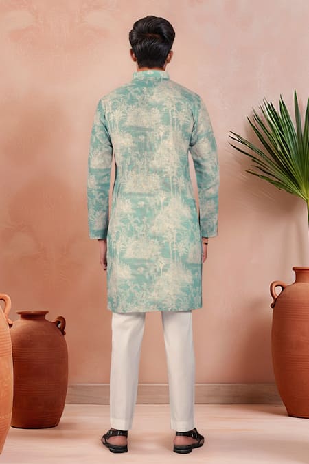 Arihant Rai Sinha Abstract Print Kurta & Pant Set 