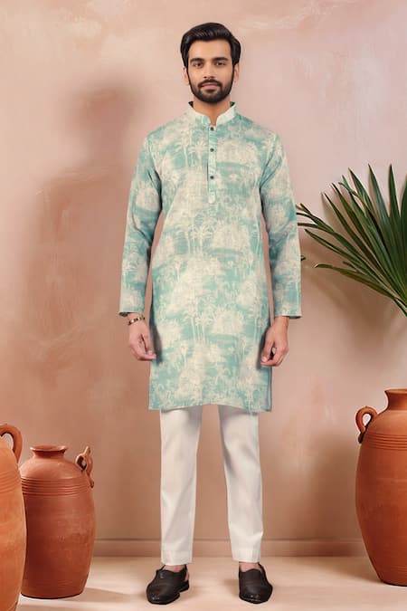 Arihant Rai Sinha Abstract Print Kurta & Pant Set 