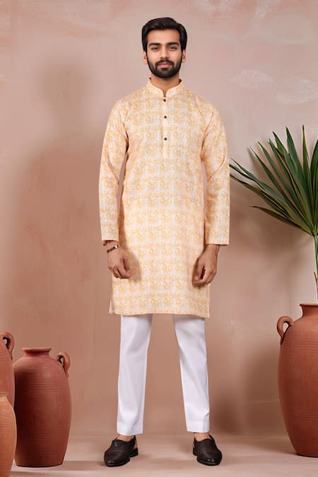 Arihant Rai Sinha Jaal Print Kurta & Pant Set