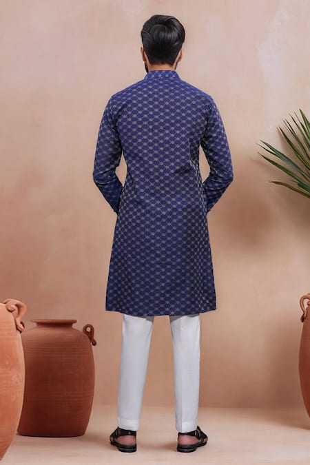 Arihant Rai Sinha Woven Dobby Kurta & Pant Set