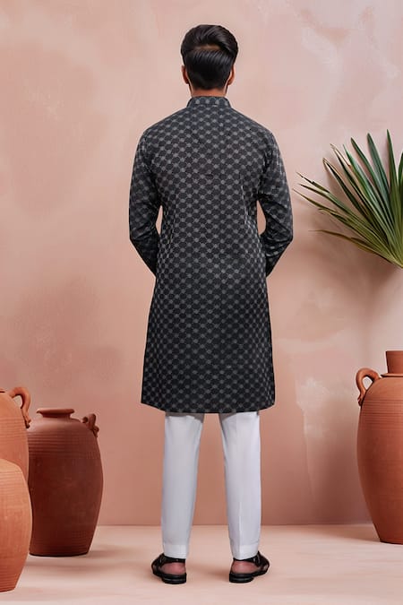 Arihant Rai Sinha Woven Dobby Kurta & Pant Set